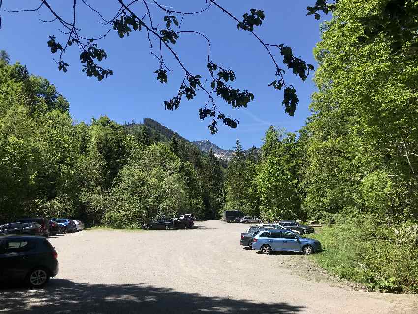 Der kostenlose Tatzelwurm Wasserfall Parkplatz