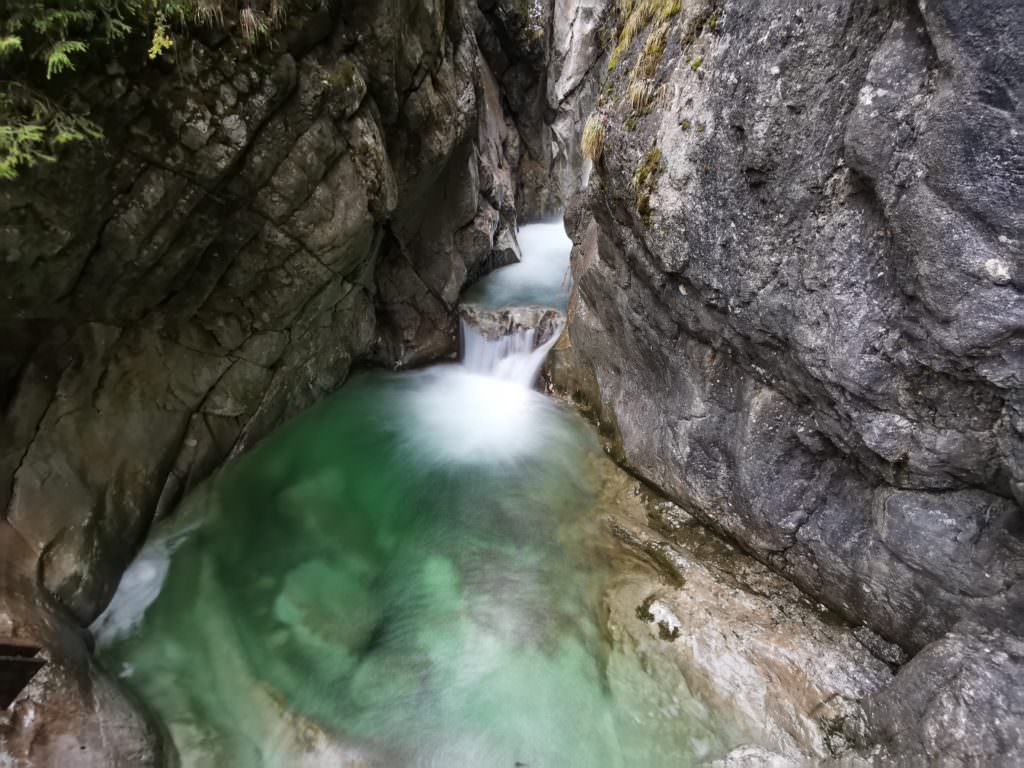 Tatzelwurm Wasserfälle Deutschland - mein heutiges Ziel zum Winterwandern in Bayern
