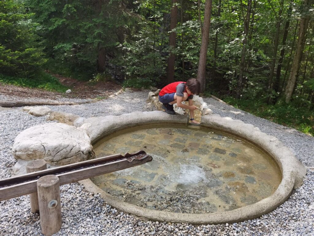 Grüne Gumpe - Wasserspielplatz in Bayrischzell