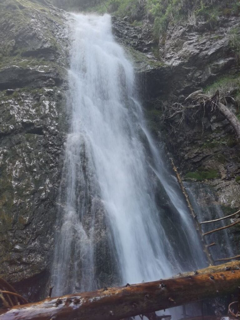 Josefstaler Wasserfälle in Bayern, leichte Wanderung zum kühlen Wasserfall