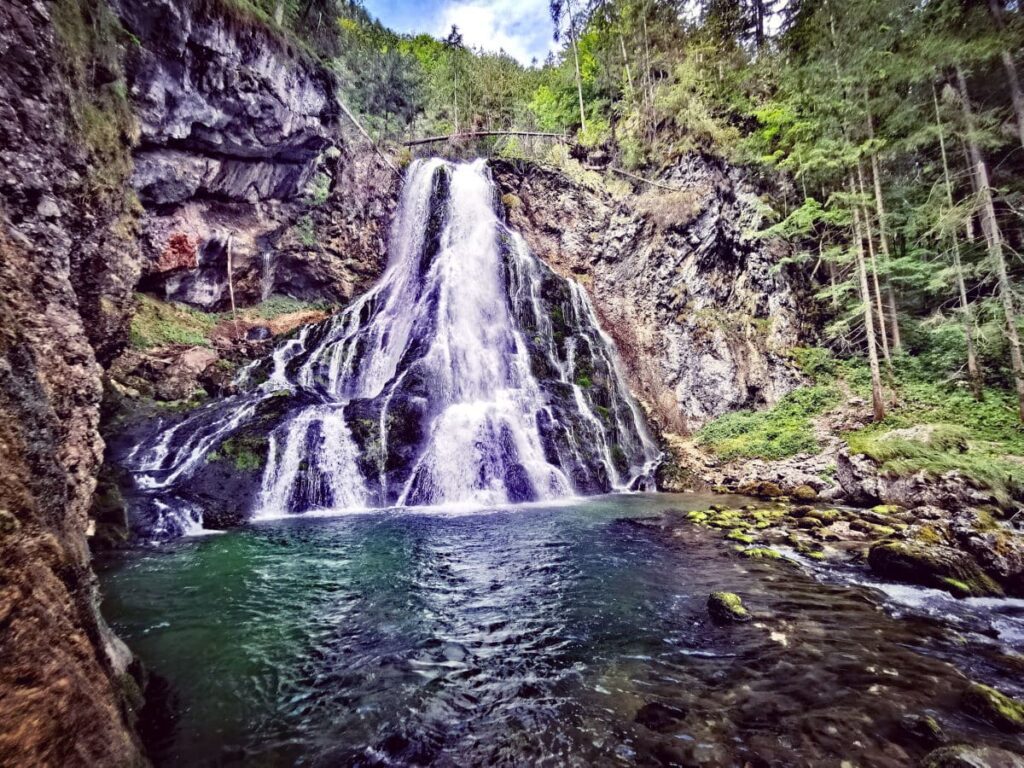 Die Josefsthaler Wasserfälle erinnern mich an den Gollinger Wasserfall