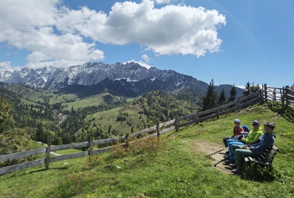 Oberaudorf wandern - mit dem Kaiserlift ins Kaisergebirge