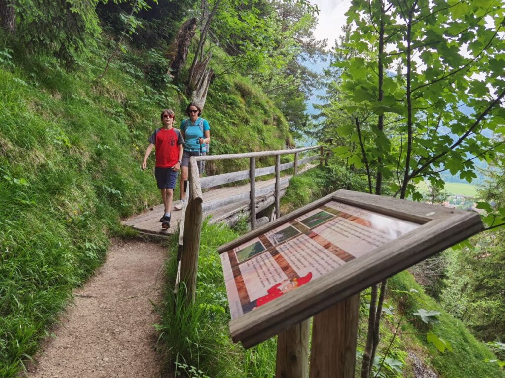 Wendelstein Männlein Weg wandern mit Kindern